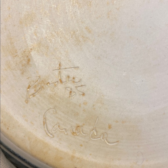 Recollections of the North Collection | Hand-Thrown Ceramic Dish | 1985 - Picture 2 of 4